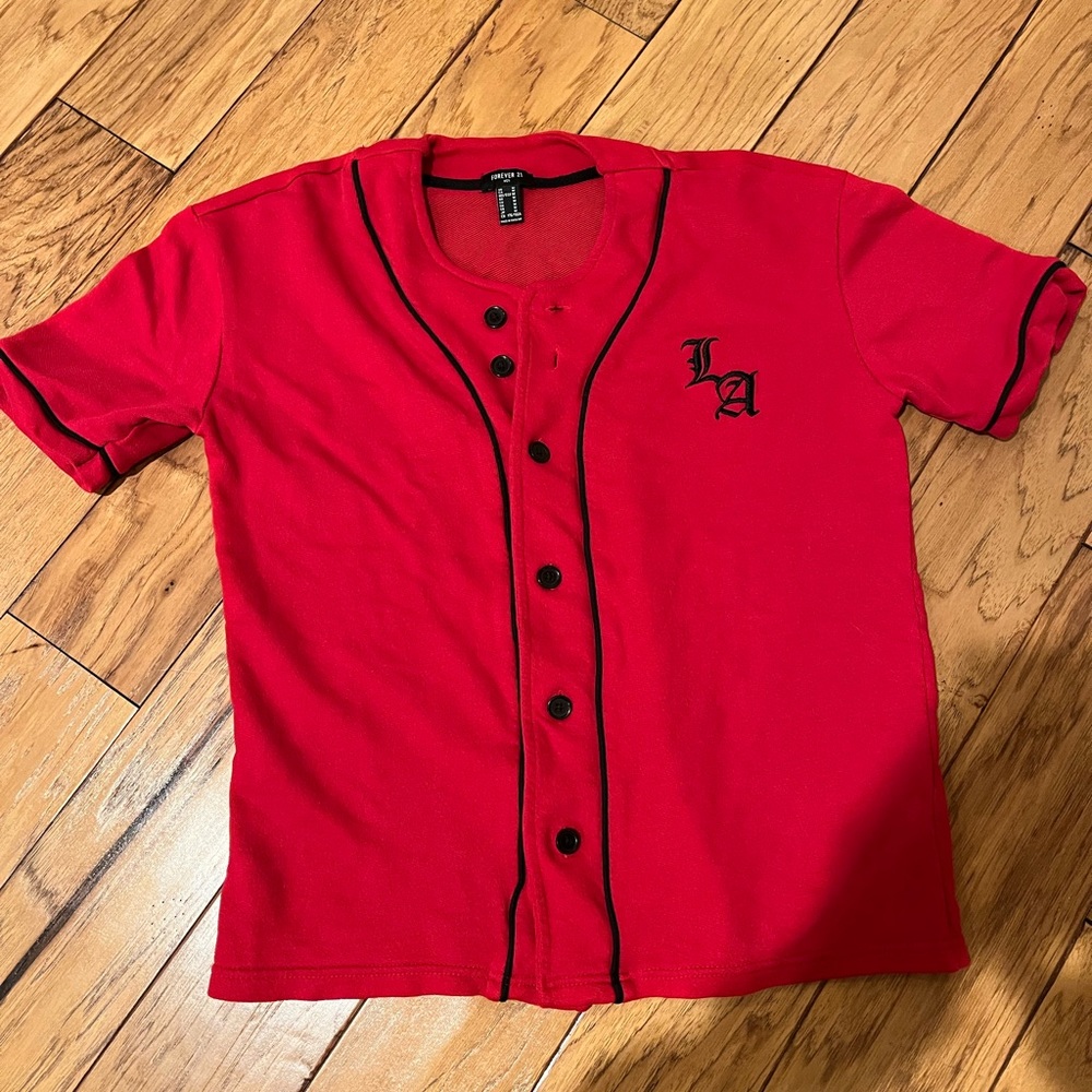 Forever 21 Red “LA” Jersey